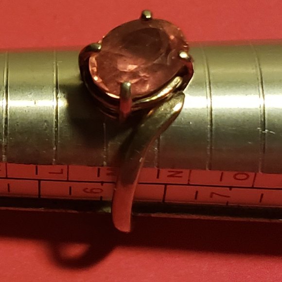 Vintage 925 Pink Sapphire Ring - Picture 3 of 5